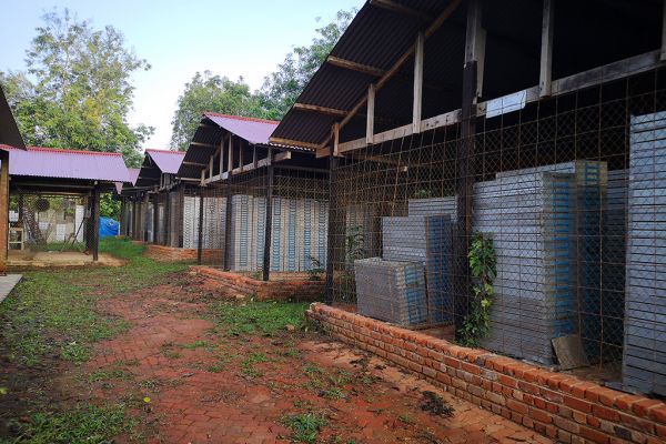 Core sheds at Adumbi